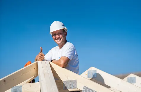 Fertighausmonteur Hausbau